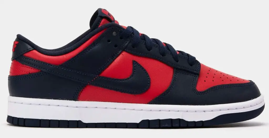Nike Dunk Low Retro University Red/Obsidian/White