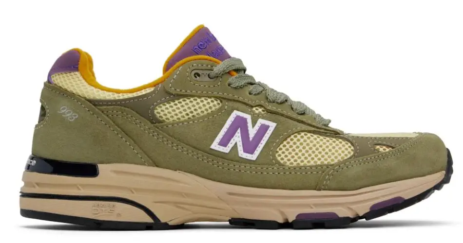 New Balance Khaki Made in USA 993 Sneakers $187 USD $240 USD 22% OFF