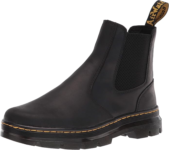 Dr. Martens Embury Leather Chelsea Boot Black Wyoming