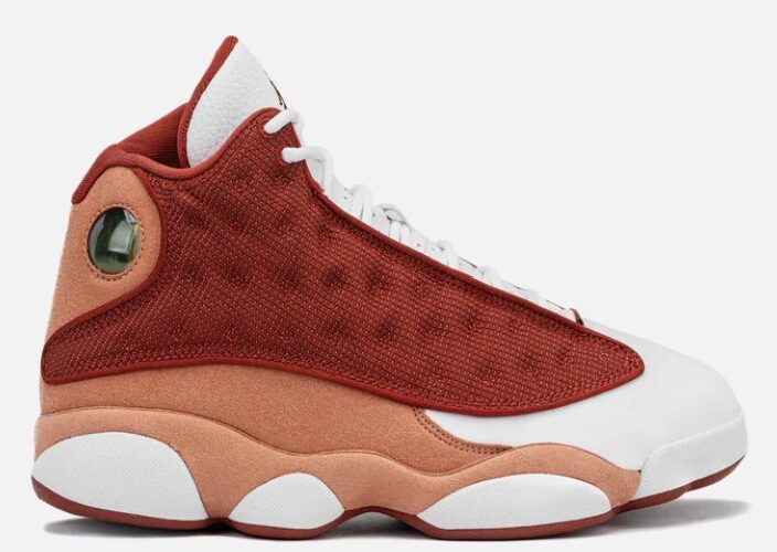 JORDAN MENS LIFESTYLE SHOE AIR JORDAN 13 RETRO DUNE RED $59.98 $200