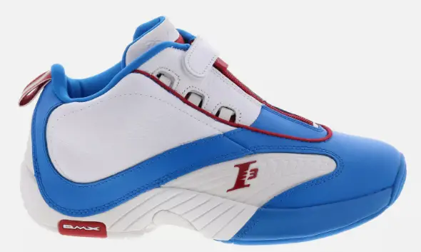 Reebok Answer IV Mens Blue Leather Zipper Athletic Basketball Shoes US $75.99 List price US $150.00 (49% off)