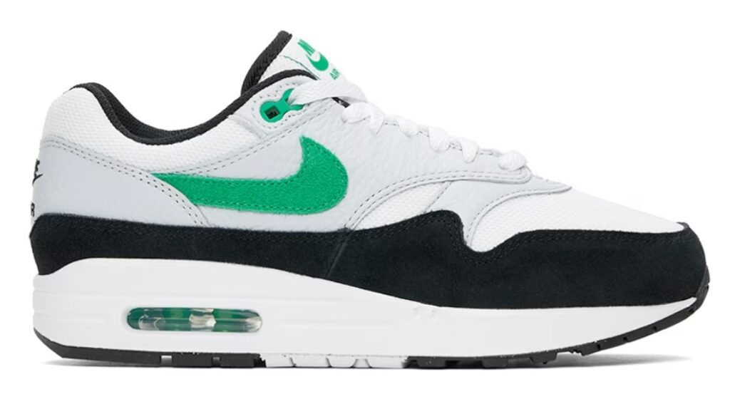  Nike Air Max 1 White/Stadium green/Black
