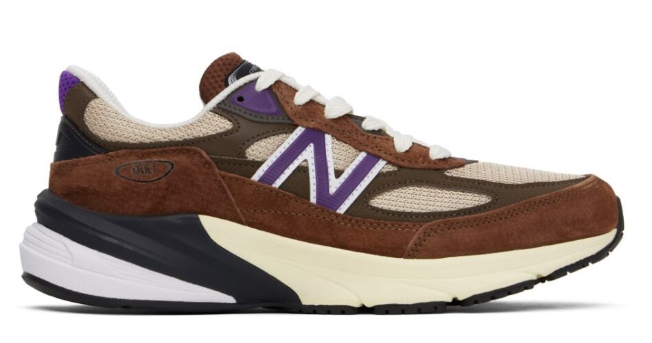 New Balance Brown Made in USA 990v6 Sneakers $180 USD $240 USD 25% OFF