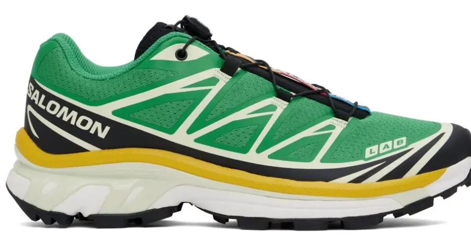 Salomon Green XT-6 Sneakers $138 USD $200 USD 31% OFF