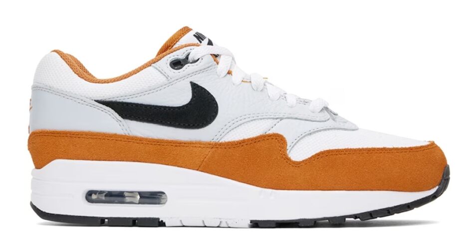 Nike White & Black Air Max 1 Sneakers $84 USD $140 USD 40% OFF