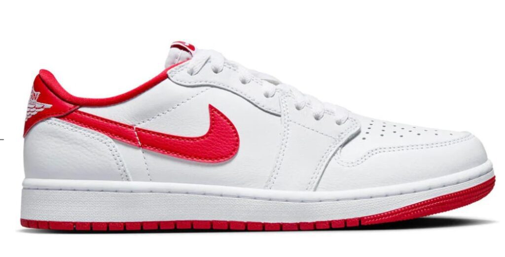 Air Jordan 1 Low OG White/Red