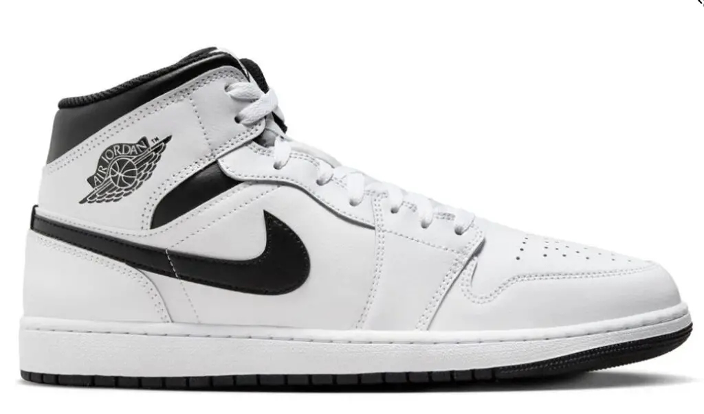 Air Jordan 1 Mid Reverse Panda White/Black