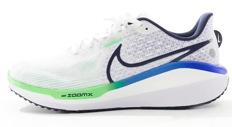 Nike Running Vomero 17 sneakers in white, blue and green Now $96.00. Was $160.00. (-40%)Now $96.00 Was $160.00(-40%) Nike Running Vomero 17 sneakers in white, blue and green Now $96.00. Was $160.00. (-40%)Now $96.00 Was $160.00(-40%)