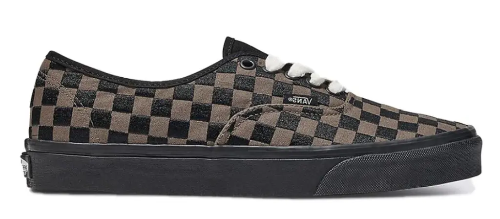 Vans Classic Authentic Embroidered Checkerboard Black