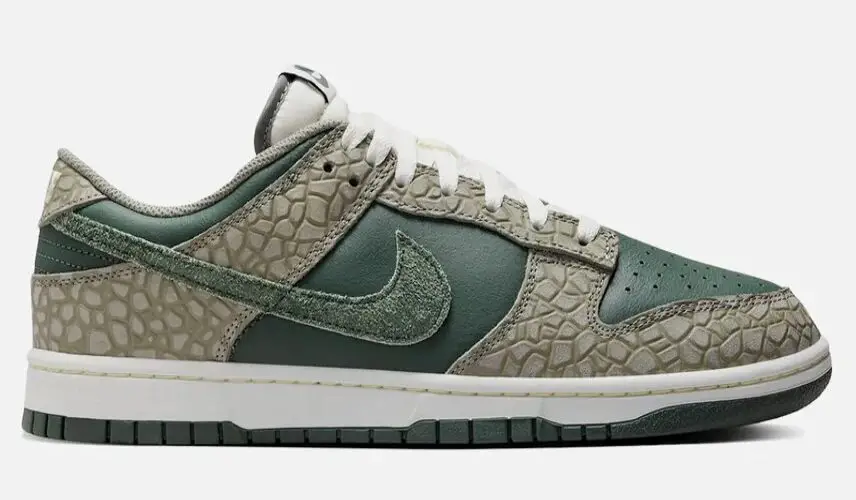 NIKE MENS LIFESTYLE SHOE DUNK LOW VINTAGE GREEN DARK STUCCO $69.98 $125