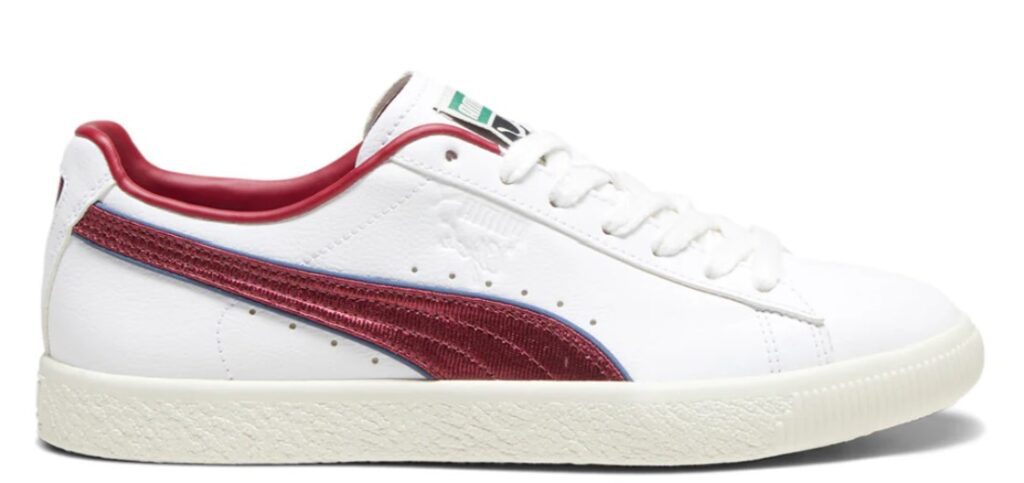Puma Clyde Varsity Lace Up White