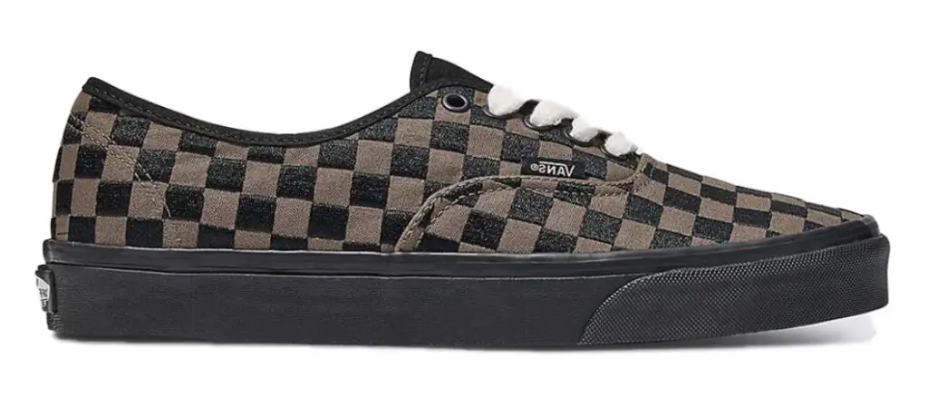 Vans Classic Authentic Embroidered Checkerboard Black