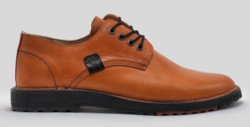 KACPER derby leather orange