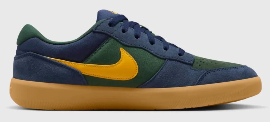 Nike sb force 58 skate midnight navy/university gold-fir
