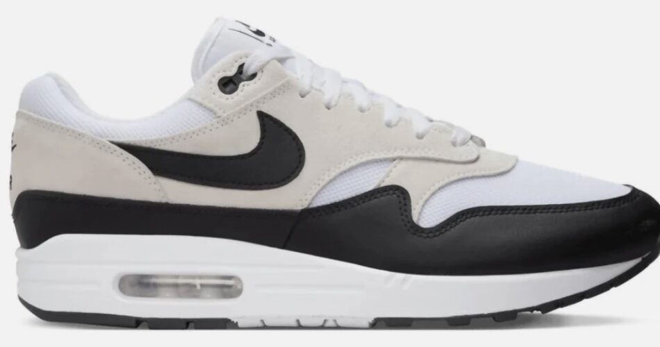 NIKE Ships and sold by Linz Shop men's air max 1 essential sneakers in white/black $106.00 Regular price $140.00 Sale price 24% off