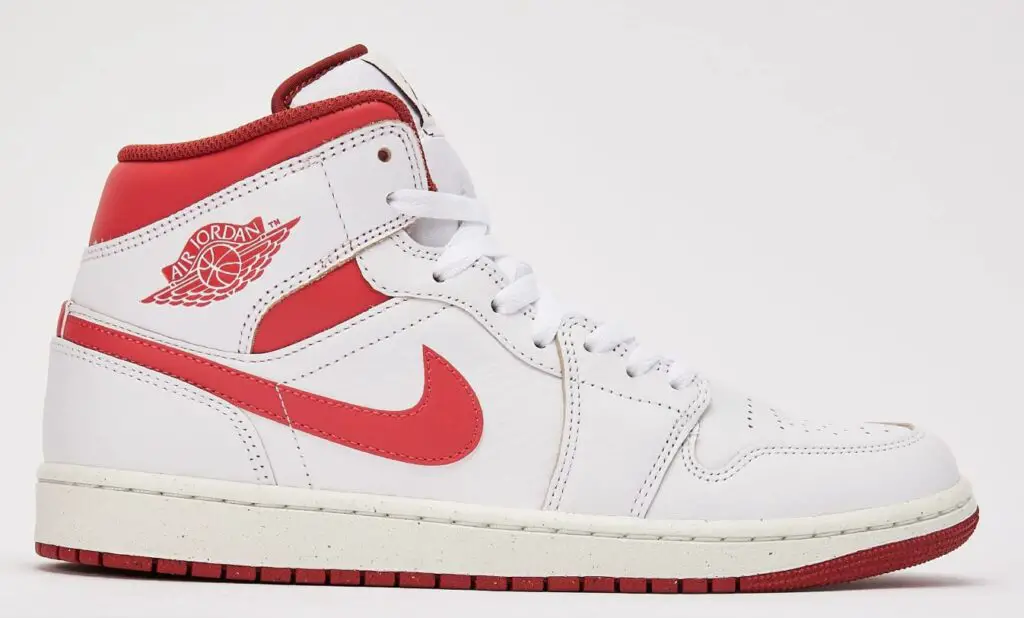 Air Jordan 1 Mid SE White/ Red