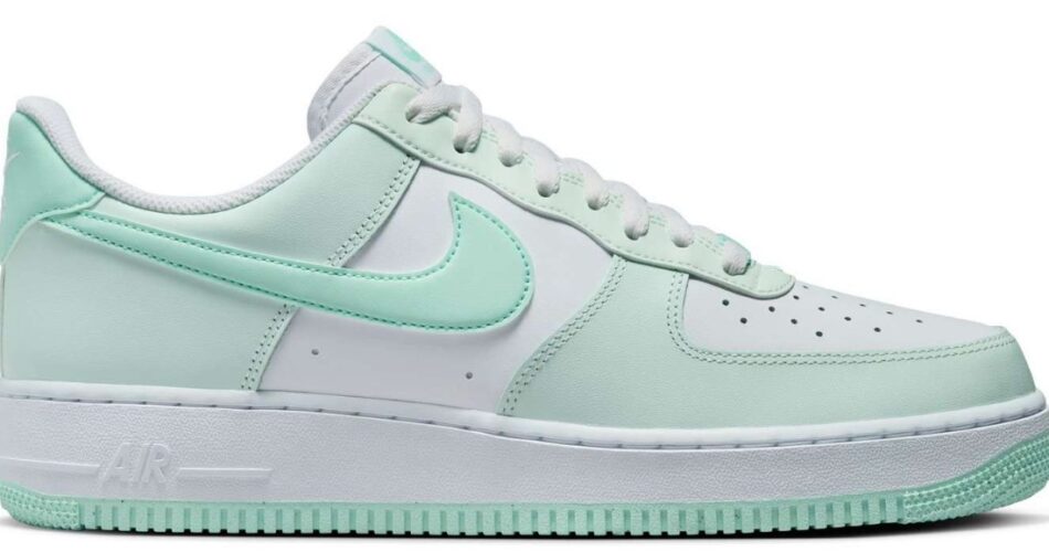 Nike Air Force 1 '07 Men's "Barely Green/Mint Foam/White" Shoe $115.00 $68.98 40% Off 20% off in bag!