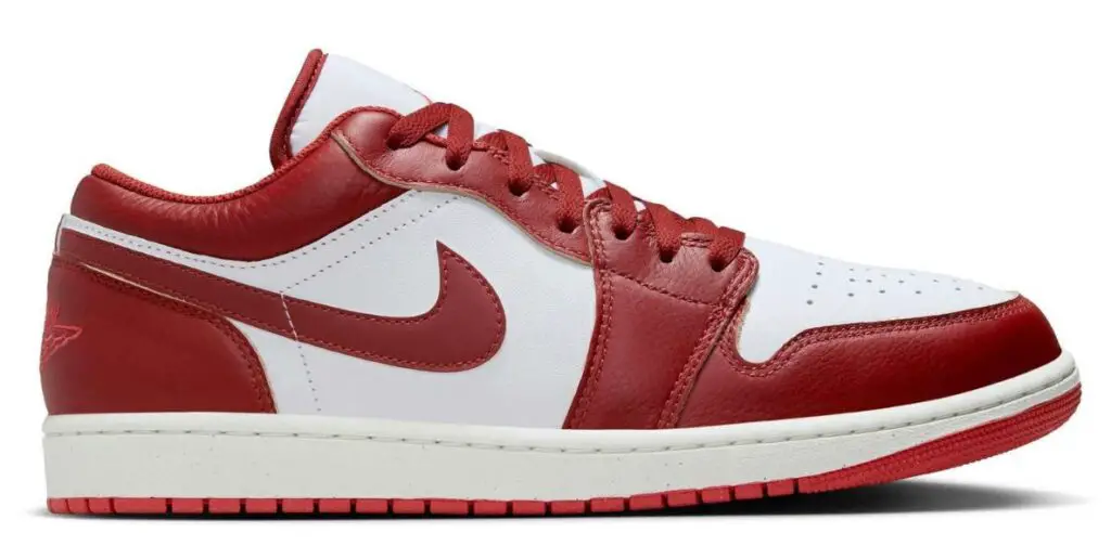 Jordan 1 Low SE White/Dune Red/Lobster/Sail
