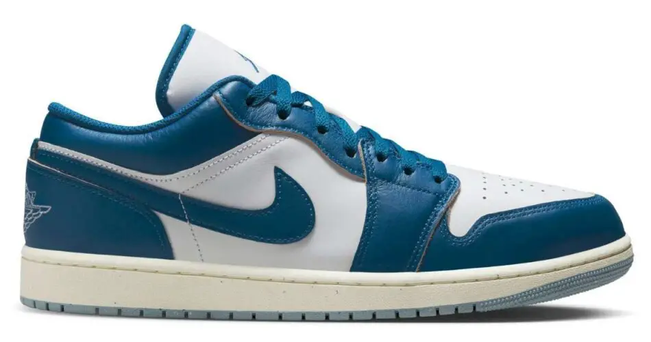 Jordan 1 Low SE Men's White/Industrial Blue/Blue Grey/Sail Shoe $125.00 $88.95 29% Off 20% off in bag!