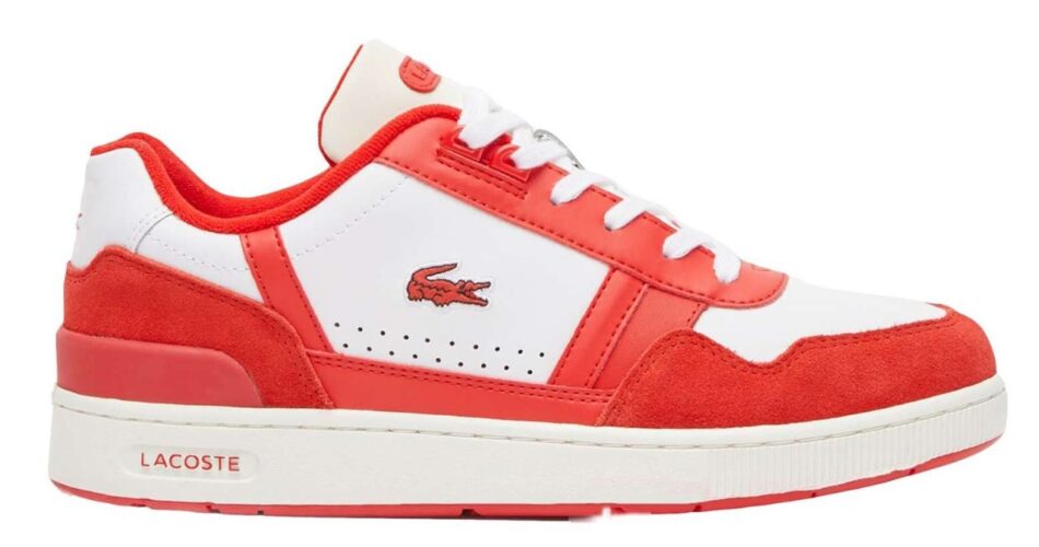 Lacoste T-Clip Men's "White/Red" Shoe $110.00 $57.98 47% Off