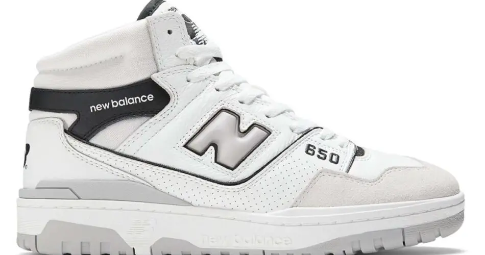 New Balance 650 Unisex White/Black Shoe $130.00 $68.98 47% Off