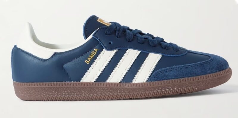 ADIDAS Samba OG Suede-Trimmed Navy $110.00 - $88.00