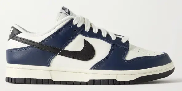 NIKE Dunk Low leather sneakers $110 30% off $77