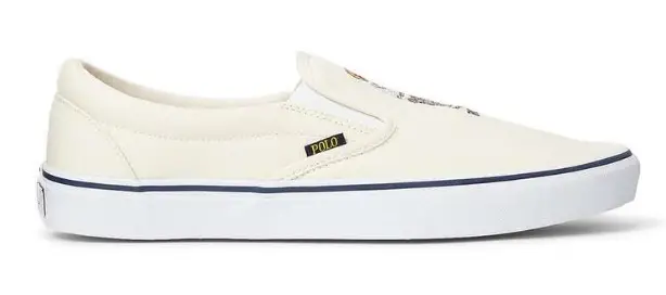 Polo Ralph Lauren Keaton Polo Bear Men's "Cream" Shoe $98.00 $57.98 41% Off