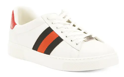 GUCCI Men's Made In Italy Ace Leather Sneakers ???ada.originalPriceLabel???$699.99 ???ada.newPriceLabel???$560.00 Compare At $816