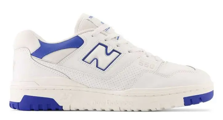 New Balance 550 Men's White/Blue Shoe $110.00 $58.98 46% Off