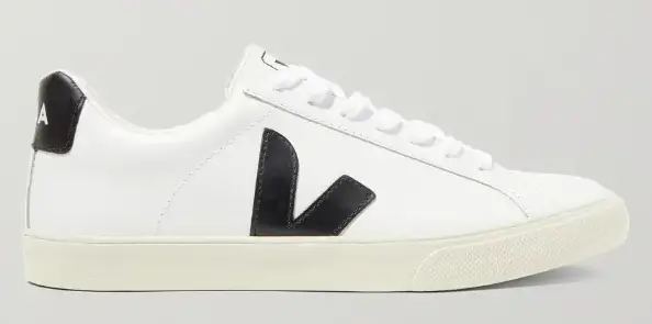 VEJA + NET SUSTAIN Esplar rubber-trimmed leather sneakers $150 40% off $90