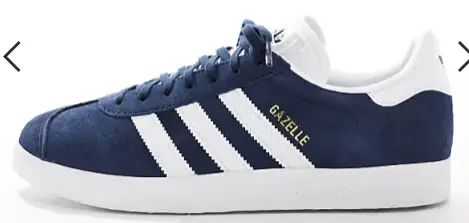 adidas Originals Gazelle sneakers in navy Now $80.50. Was $100.00. (-19%)Now $80.50 Was $100.00(-19%)