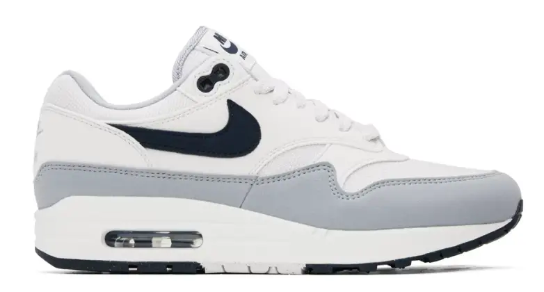 Nike White & Gray Air Max 1 Sneakers $85 USD $140 USD 39% OFF