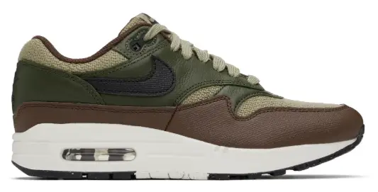 Nike Khaki Air Max 1 Essential Premium Sneakers $102 USD $150 USD 32% OFF