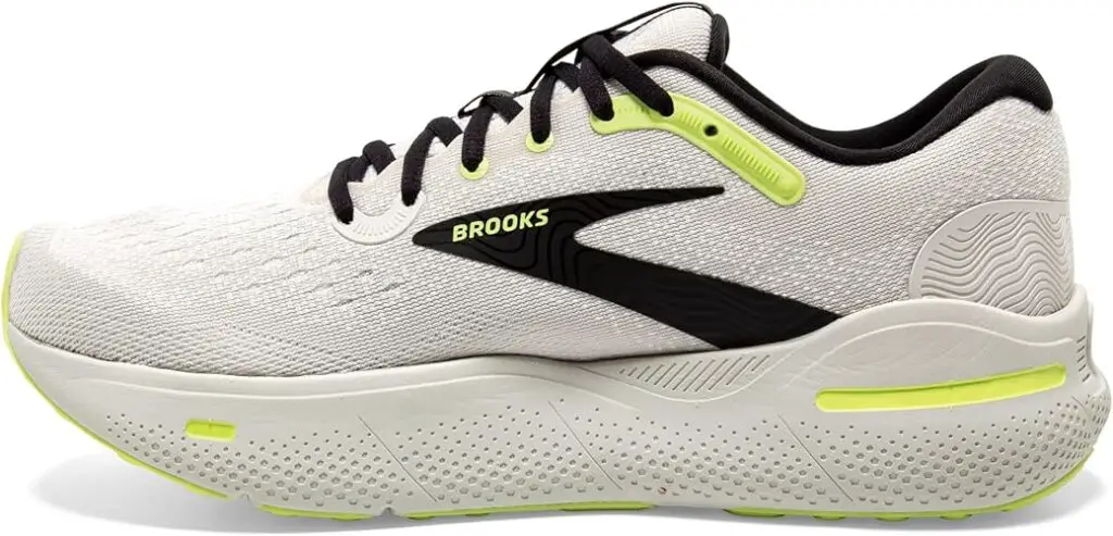 Brooks Ghost Max Cushion Neutral Grey/Black/Sharp Green
