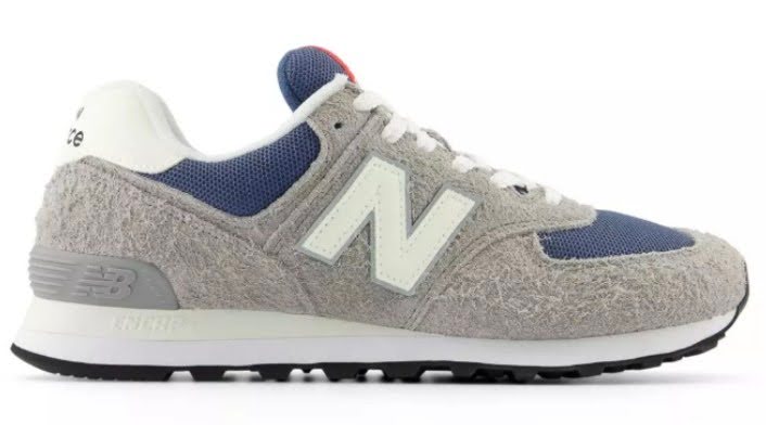 New Balance 574 Aluminum Grey/White $90.00 $63.98 29% Off