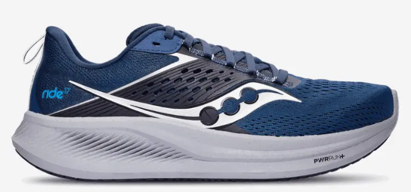 Saucony Ride 17 Men's Explore Saucony This item is on sale. Price dropped from $140.00 to $94.99 $94.99 $140.00 32% off