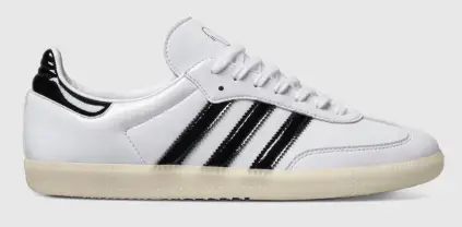 ADIDAS JASON DILL X SAMBA PATENT LEATHER "WHITE" WHITE $120.00 $84.00