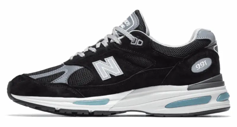New Balance Made In UK 991v2 Black/Smoked Pearl $162.49 $249.99
