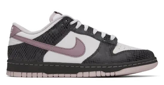 Nike Gray & Purple Dunk Low SE Sneakers $84 USD $120 USD 30% OFF