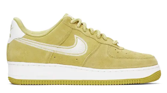 Nike Yellow Air Force 1 '07 LV8 Sneakers $91 USD $130 USD 30% OFF