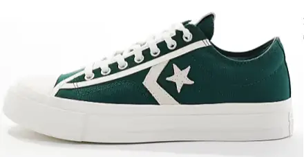 Converse Star Player 76 Luxe sneakers in green Now $56.00. Was $80.00. (-30%)Now $56.00 Was $80.00(-30%)