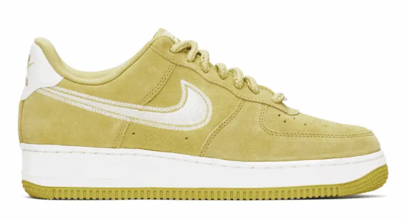 Nike Yellow Air Force 1 '07 LV8 Sneakers $91 USD $130 USD 30% OFF
