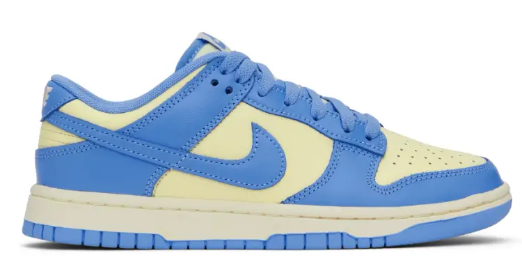 Nike Off-White & Blue Dunk Low Retro Sneakers $95 USD $130 USD 27% OFF