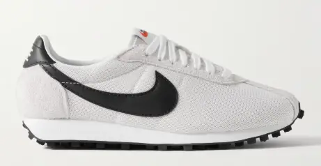 NIKE LD-1000 Leather and Brushed Suede-Trimmed Mesh Sneakers $100 40% off $60