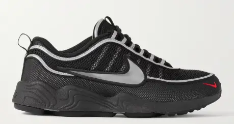 NIKE Air Zoom Spiridon Rubber-Trimmed Mesh Sneakers $160 40% off $96