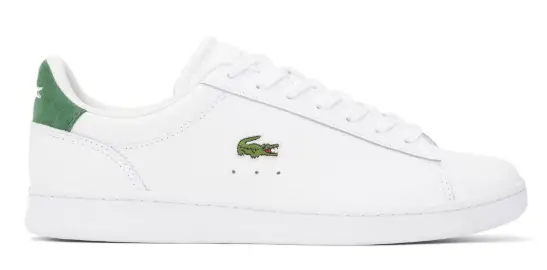 Lacoste White Carnaby Set Leather Sneakers $74 USD $135 USD 45% OFF