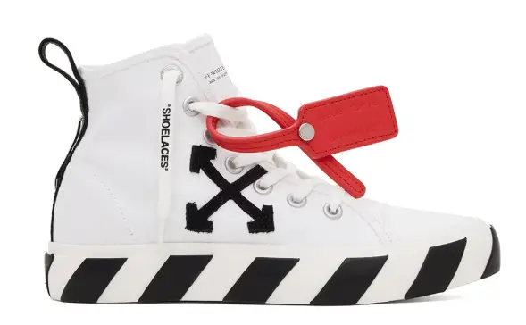 Off-White White Vulcanized Sneakers $306 USD $470 USD 35% OFF