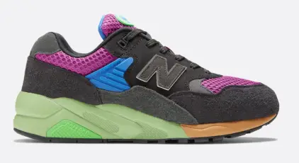 NEW BALANCE 580 "PHANTOM/PURPLE PUNCH" MULTI $130.00 $91.00
