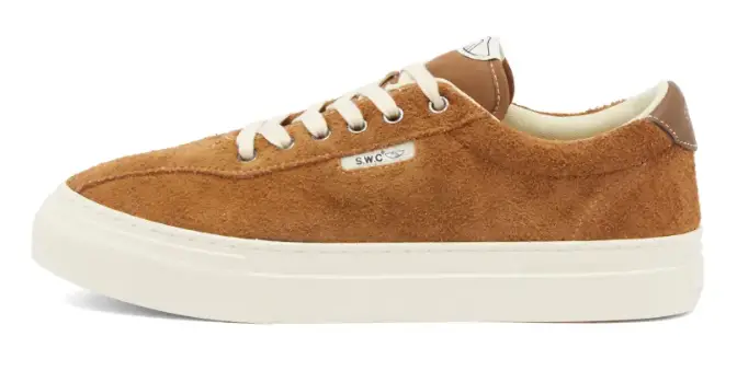 Stepney Workers Club Dellow 02 Cup Suede Sneaker Brown $115 $69